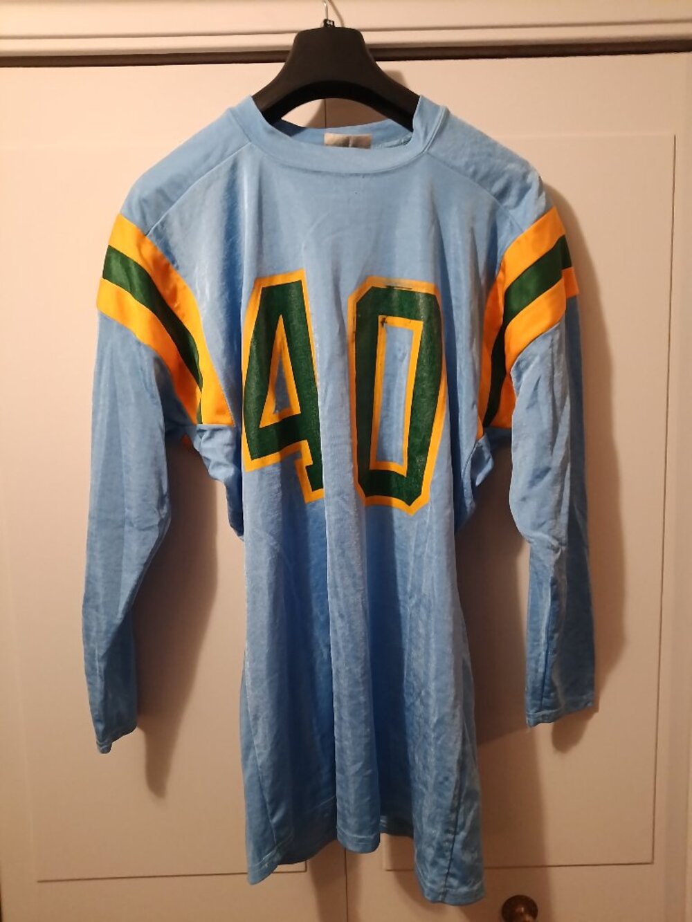 Vintage Athletic Knit Highschool Football Game Jersey